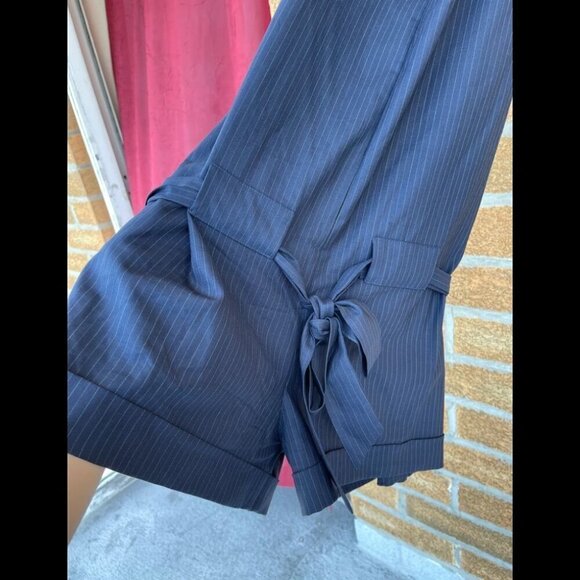 Alice + Olivia Navy blue Halter Romper SIZE MEDIUM - Picture 2 of 5